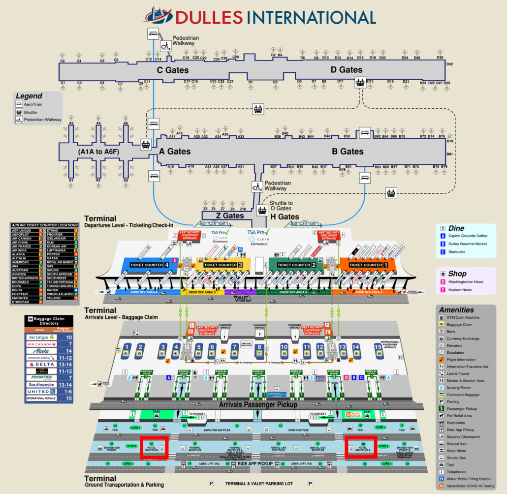 dulles arrivals departures